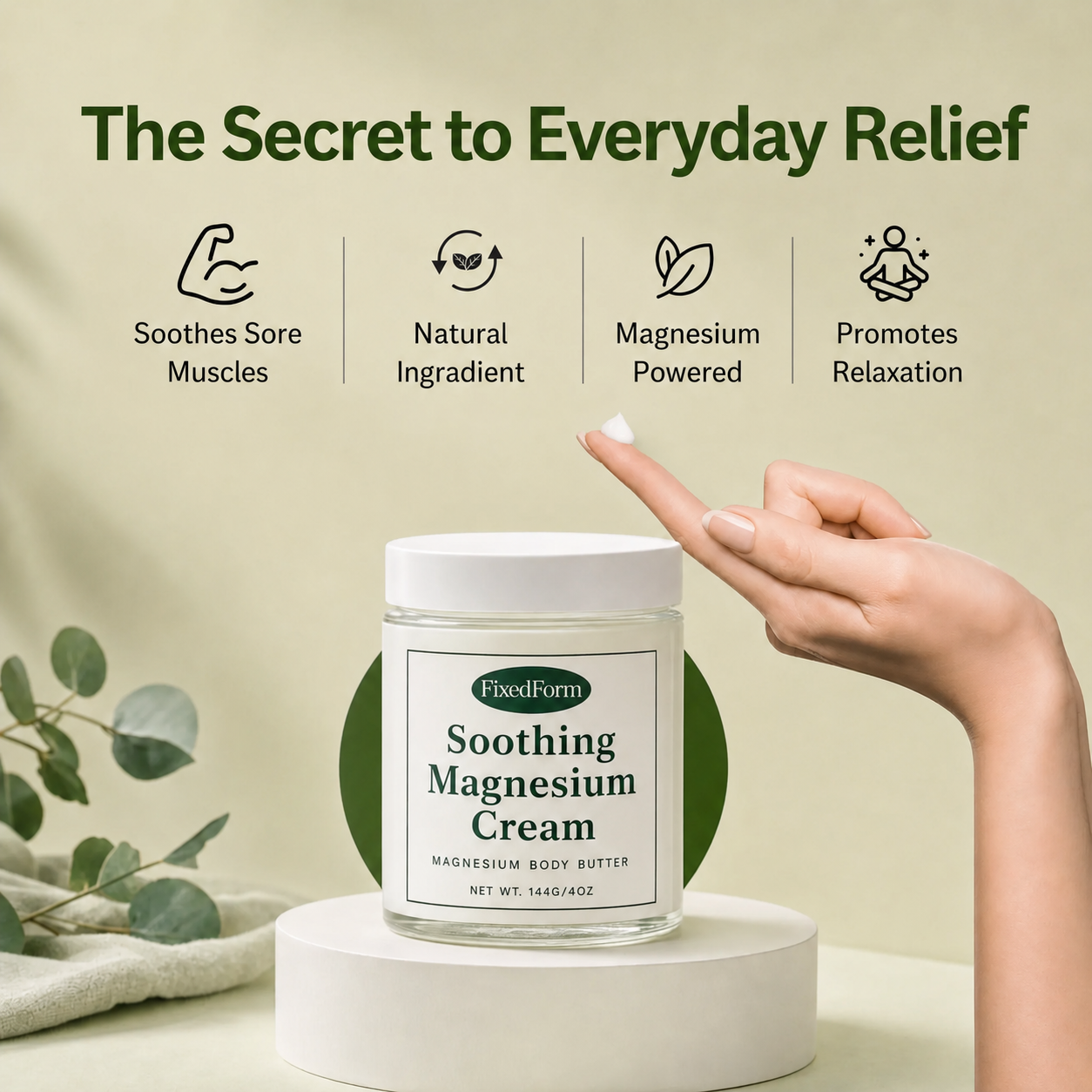 FixedForm™ Magnesium Relief Cream