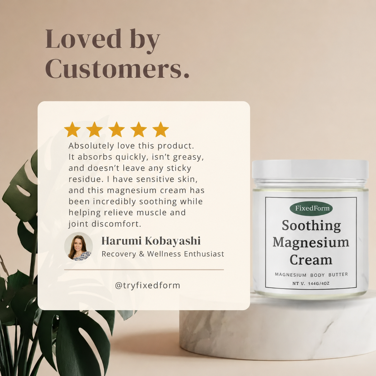 FixedForm™ Magnesium Relief Cream